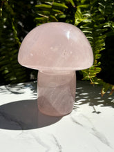 Load image into Gallery viewer, Star rose Quartz mushroom
