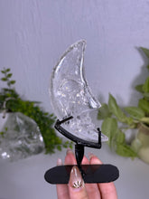 Load image into Gallery viewer, Clear Quartz moon from Brazil

