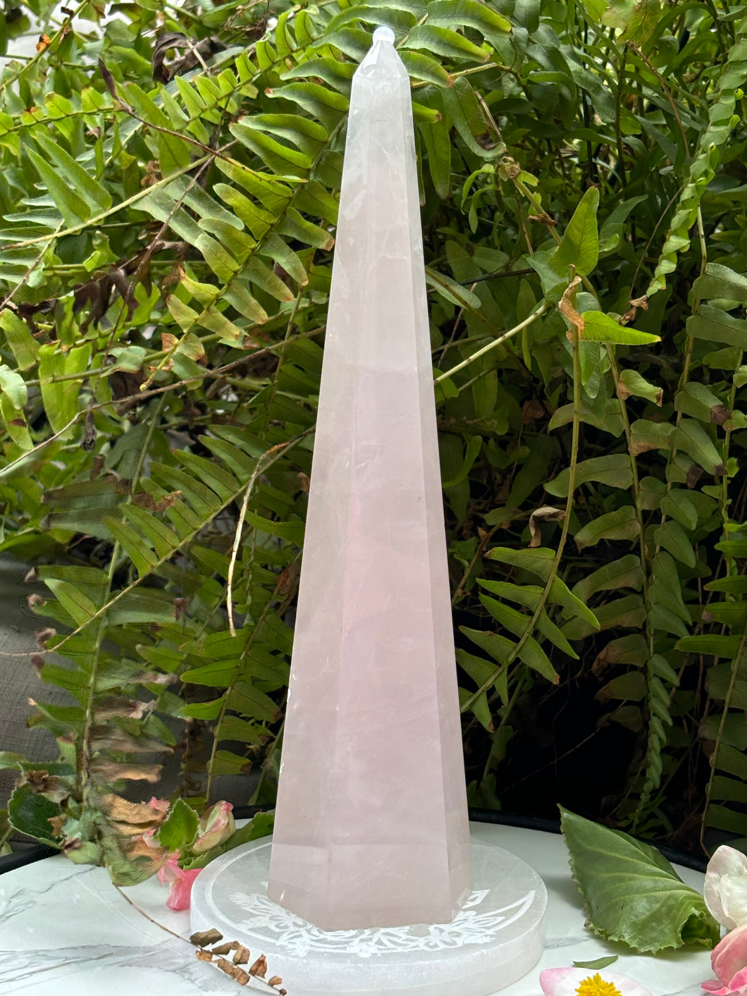 Large rose Quartz tower B