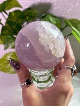 Load image into Gallery viewer, (G Lavender Dreams) Lavender Quartz Sphere
