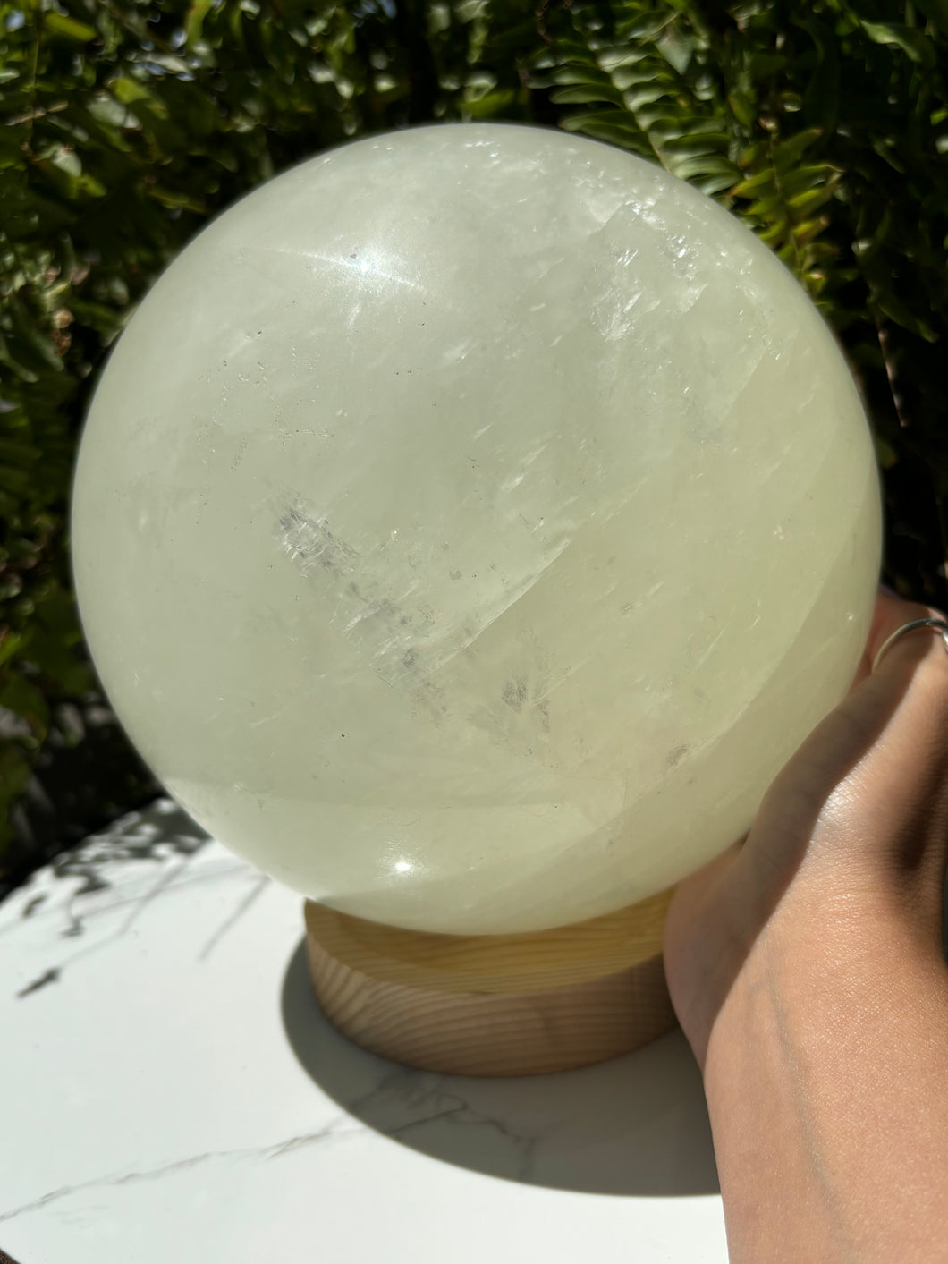 HUGE calcite sphere!!