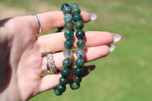 Load image into Gallery viewer, Moss Agate bracelet
