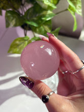 Load image into Gallery viewer, (Bubblegum J) Rose Quartz sphere w/star
