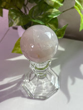 Load image into Gallery viewer, (N) Blue Rose Quartz sphere
