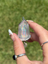 Load image into Gallery viewer, #9 Rose Quartz gusher w charm 925s
