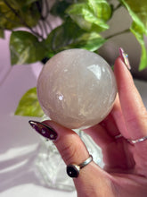 Load image into Gallery viewer, (B) Blue Rose Quartz sphere

