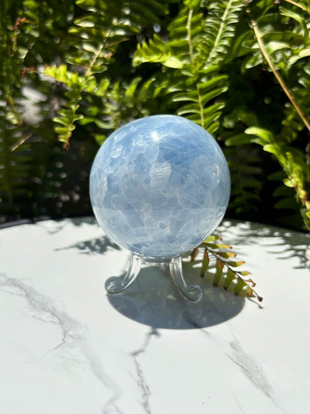 Celestite sphere