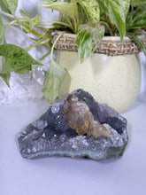 Load image into Gallery viewer, Amethyst with Calcite L (Brazil)
