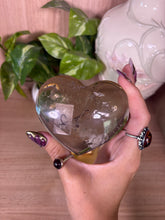 Load image into Gallery viewer, (2) Smoky Quartz heart from Brazil
