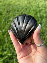 Load image into Gallery viewer, Gold sheen Obsidian shell
