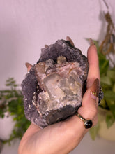 Load image into Gallery viewer, Amethyst with Calcite A
