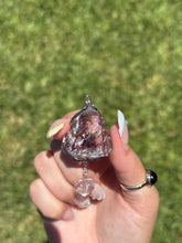 Load image into Gallery viewer, #12 Amethyst gusher with CQ charm 925s
