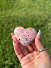 Load image into Gallery viewer, Rhodonite heart C
