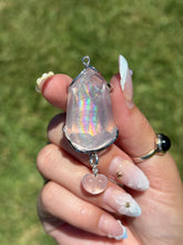 Load image into Gallery viewer, #9 Rose Quartz gusher w charm 925s
