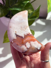 Load image into Gallery viewer, (A) Flower Agate x Carnelian moon
